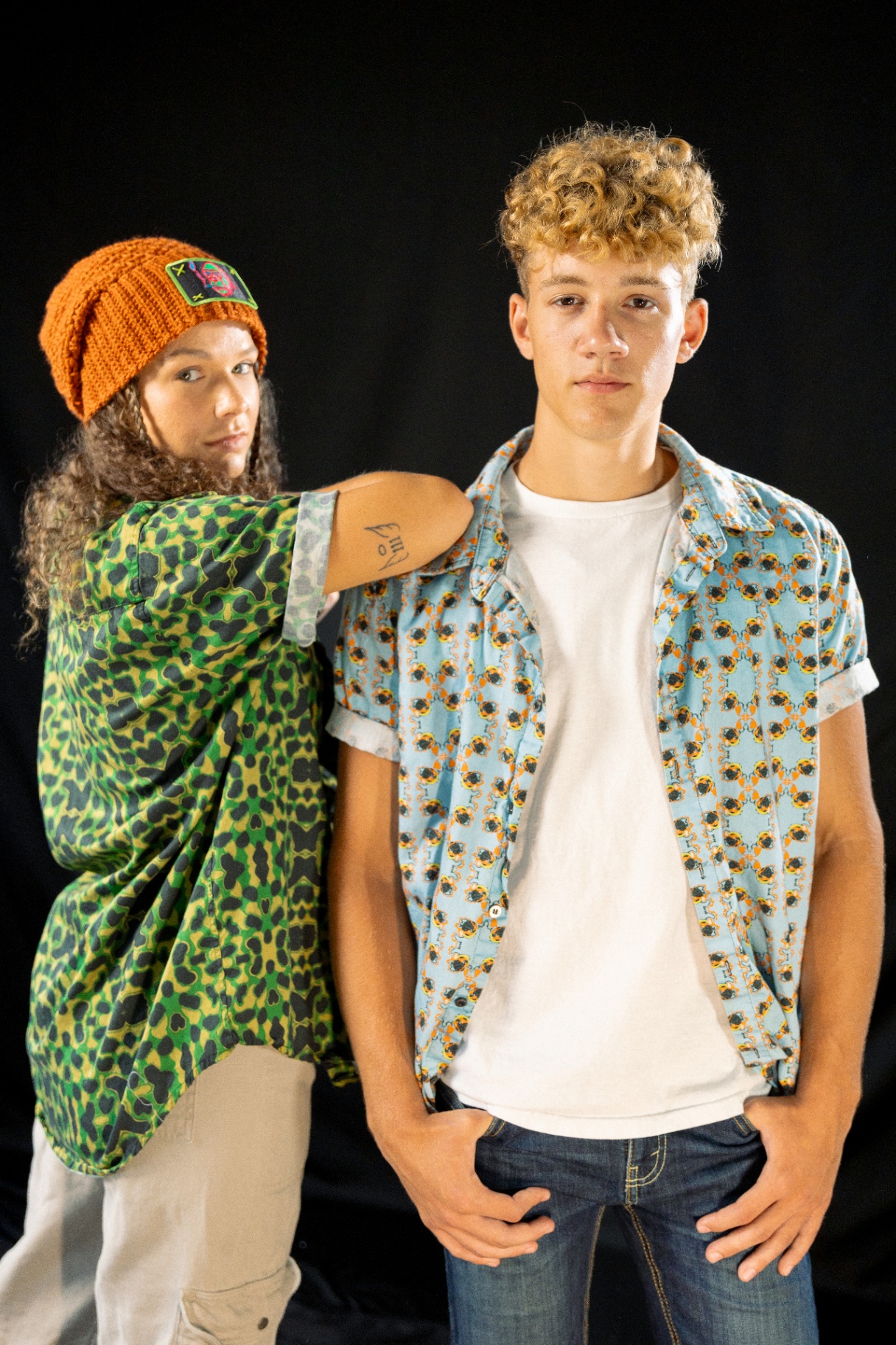Ape Outfitters models in studio